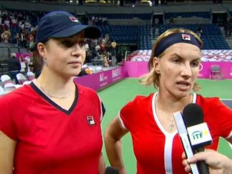 Fed Cup Interview: Alisa Kleybanova and Svetlana Kuznetsova