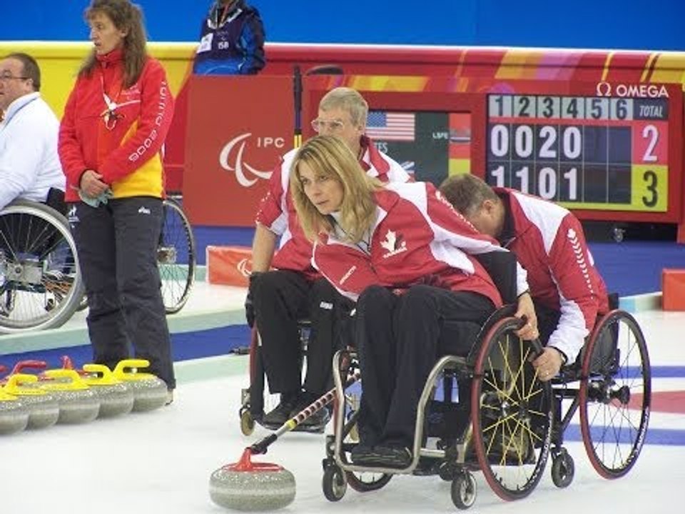 Wheelchair Curling live fingerprinting HD