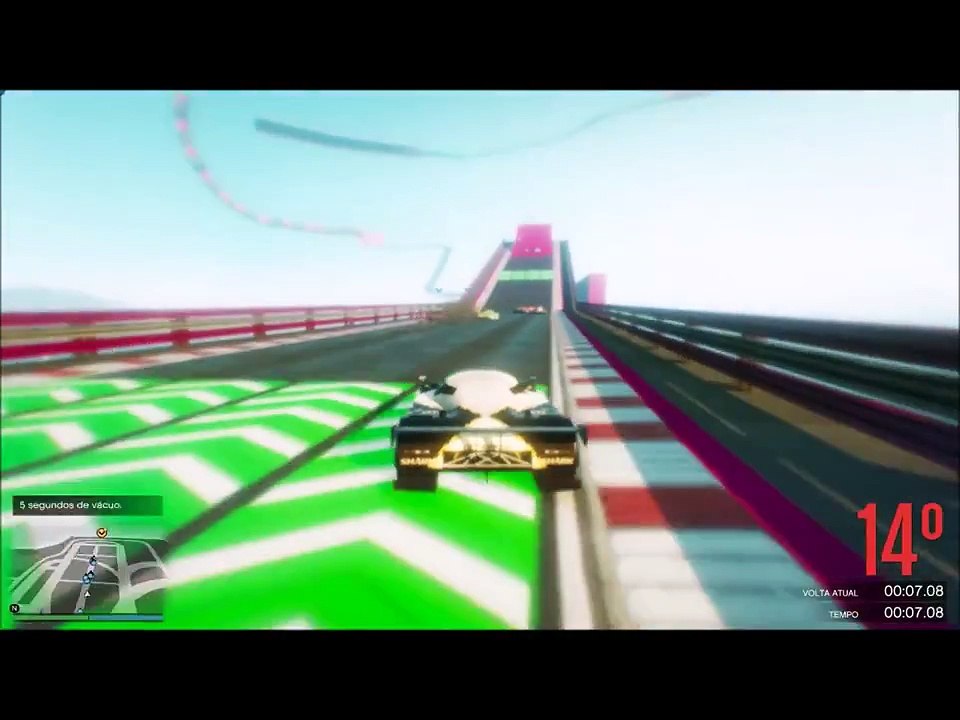 GTA 5 Online PC - CORRIDA ACROBÁTICA - GAUNTLET