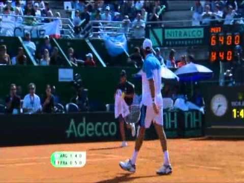 Official Davis Cup Highlights: Berlocq (ARG) v Simon (FRA)