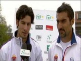 Davis Cup Official Interview: Ilija Bozoljac and Nenad Zimonjic (SRB)