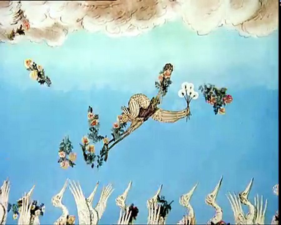 Русская народная сказка Журавль и цапля - сказки для детей