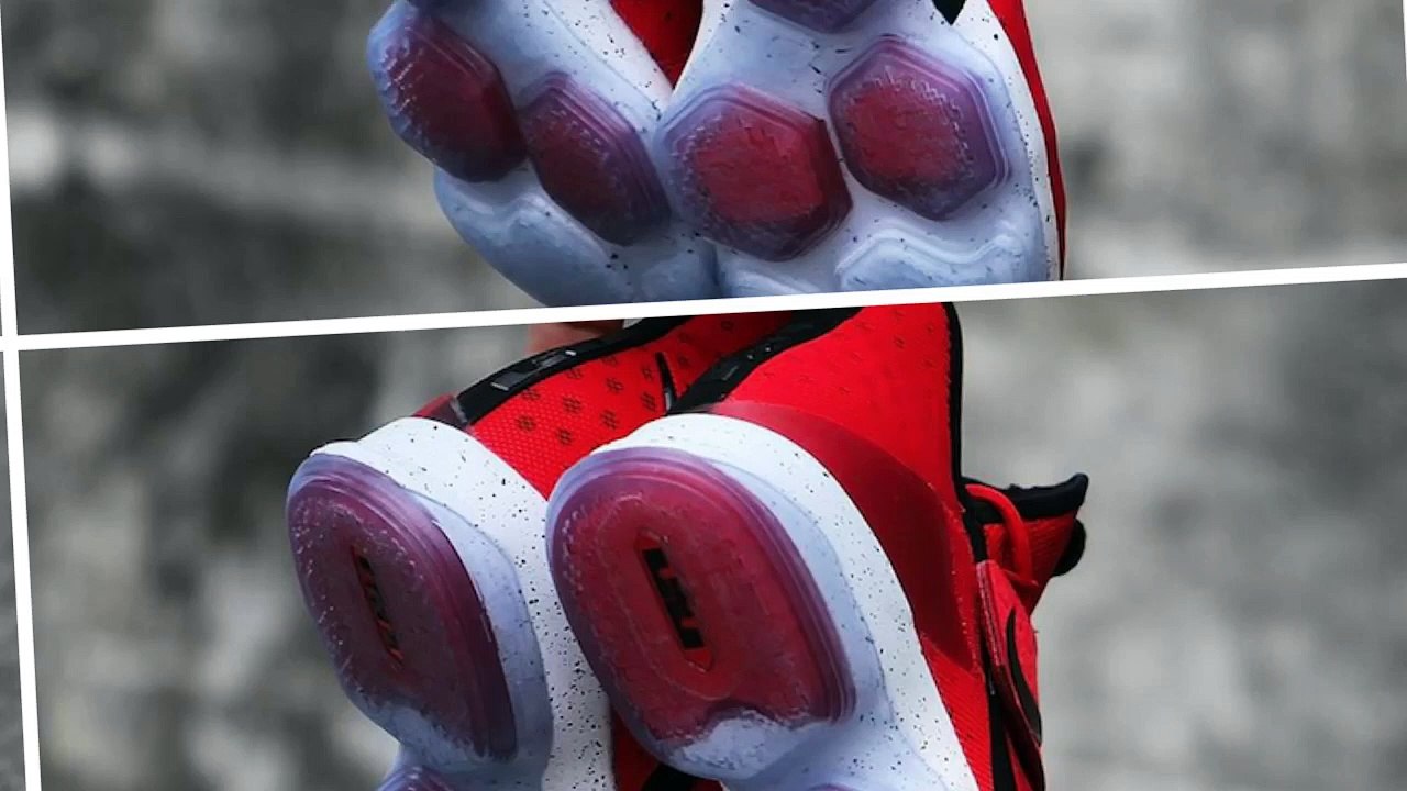 red lebron 14's