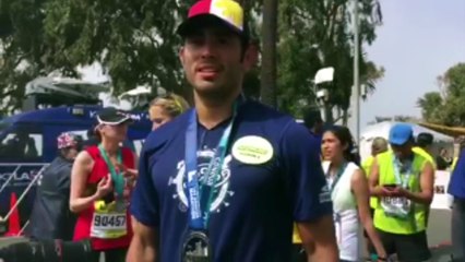 Gerald Anderson finishes LA Marathon