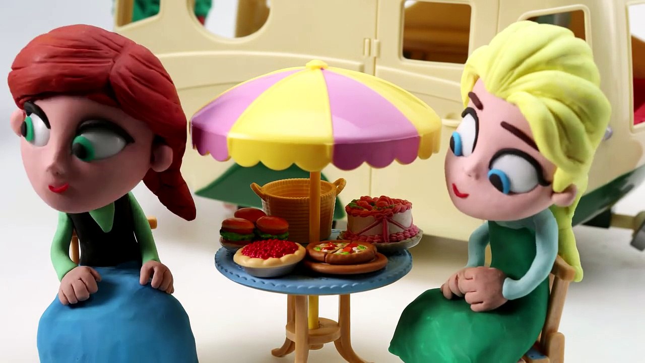 Анна Завтрак дисней эпизоды замороженные Получает движение Олаф остановка Playdo