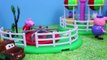 Peppa Pig Rides Grandpa Pig Train and Finds Keys at Mickey Mouse Clubhouse with Disney Car