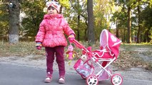 МАША И МЕДВЕДЬ Прогулка с коляской - Пикник у реки c Беби Бон Baby Born Doll & Masha and t