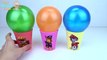 TOP Learn colours with Balloons | PAW PATROL toy surprise Balloon cups! | Balloons surpris
