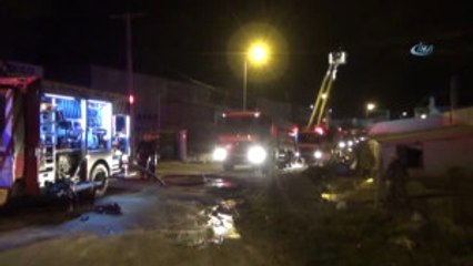 Silivri'de Fabrika Yangını