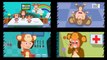 Five Little Monkeys Childrens Nursery Rhymes- Kids & Baby Songs