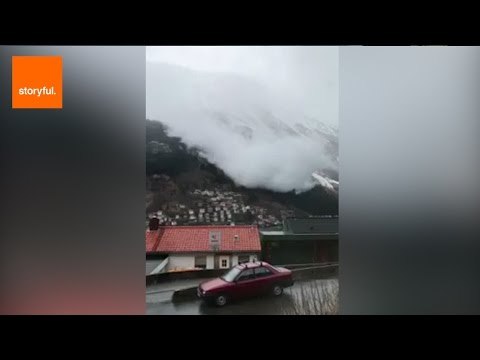 Avalanche Blankets Norwegian Homes