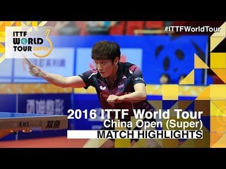 2016 China Open Highlights: Kim Minseok vs Chiang Hung-Chieh (R32)