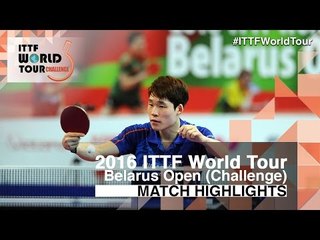 2016 Belarus Open Highlights: Jang Woojin vs Grigory Vlasov (Final)