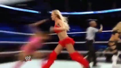 720pHD WWE Smackdown The Bella Twins vs Natalya & Summer Rae