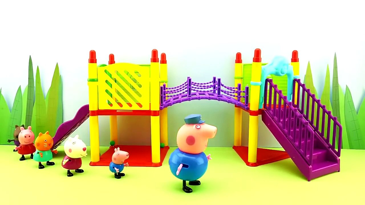 Peppa Pig Peppa & Georges Playground Stop Motion Animation New Episodes 2016