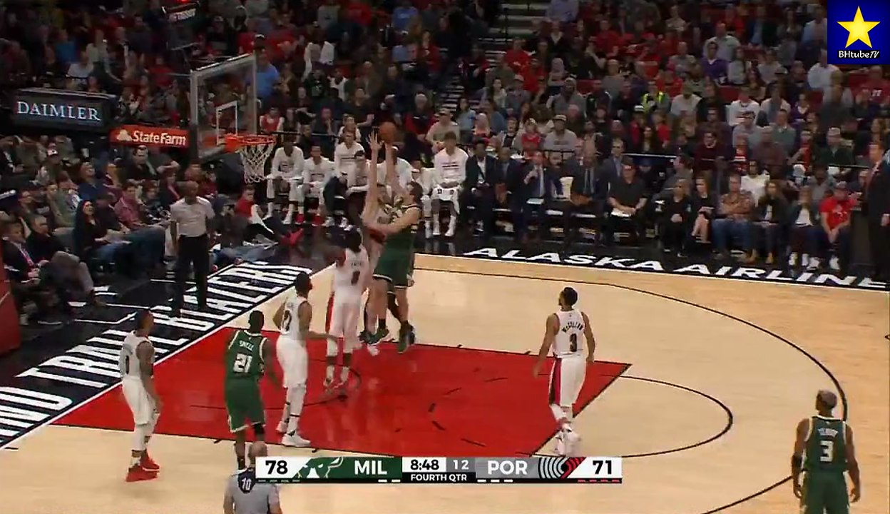 Teletović pogađa preko Nurkića, zatim Nurkić uzvraća (22.3.2017)