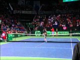 Davis Cup Canada v Spain - Rubber 1 Official Highlights 2013