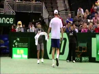 Davis Cup USA v Brazil - Rubber 1 Official Highlights 2013