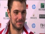 Davis Cup Stanislas Wawrinka Interview | Switzerland v Czech Republic