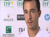 Switzerland v Czech Republic - Lukas Rosol Interview Davis Cup