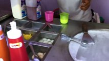 ICE CREAM ROLLS _ Thai Fried Rolled Ice Cream in Thailand _ Street Food Ice Cream Roll with Oreo-Ybb57