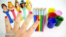 Best Learning Colors Videos for Children Disney Princess Finger Family Nursery Rhymes Microwave PEZ-i