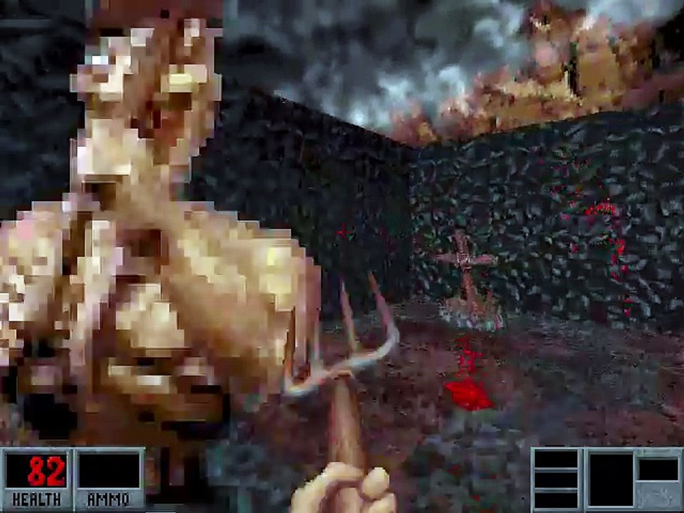 Blood DOS GAME test video 1 - GamesNostalgia
