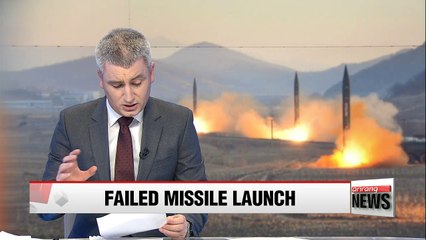 N. Korea test-fires ballistic missile, likely to have failed: S. Korea