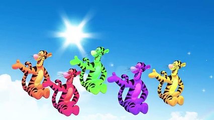Tiger Finger Family | Lion Cheetah 3D Animated Finger Family Rhymes For Babies | Animals C