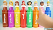 Disney Princess Finger Family Nursery Rhymes Microwave PEZ Play Doh Dress Learn Colors Best Videos-N