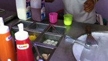 ICE CREAM ROLLS _ Thai Fried Rolled Ice Cream in Thailand _ Street Food Ice Cream Roll with Oreo-Ybb57frs