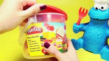 Play Doh Peppa Pig Picnic Basket Cesta de Picnic Dora The Explorer Cookie Monster Toys