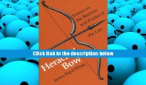 Popular Book  Heracles  Bow: Essays On The Rhetoric   Poetics Of The Law (Rhetoric of the Human