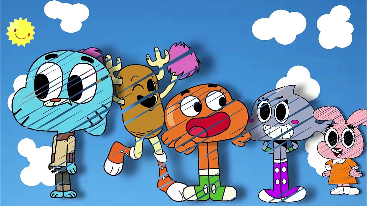 Gumball Cartoon Network, Finger Family Song | Nursery Rhyme