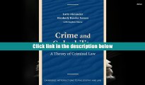 Best Ebook  Crime and Culpability: A Theory of Criminal Law (Cambridge Introductions to Philosophy