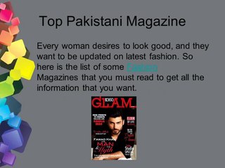 The Top Fashion Magazines Of Pakistan
