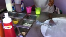 ICE CREAM ROLLS _ Thai Fried Rolled Ice Cream in Thailand _ Street Food Ice Cream Roll with Oreo-Ybb57