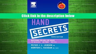 Popular Book  Hand Secrets  For Trial