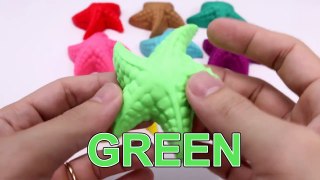 Learning Colors with Play Doh Starfish and Angry Birds for Children-tcM1s