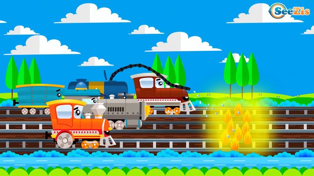 Videos Para Niños - Dibujos Animados Infantiles - Caricaturas de Trenes Para Niños