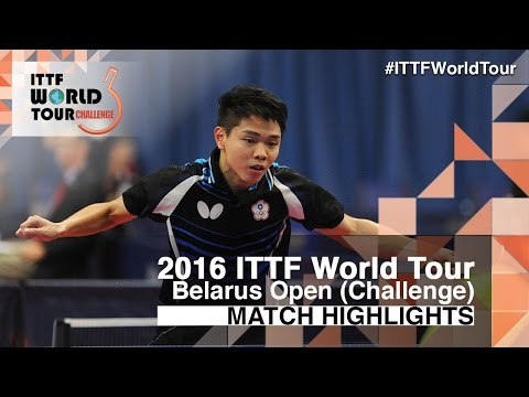 2016 Belarus Open Highlights: Sun Chia-Hung vs An Jaehyun (R32)