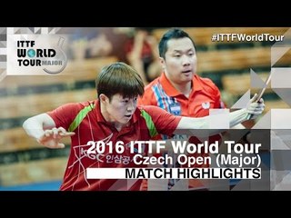 2016 Czech Open Highlights: Cho Eonrae/Park Jeongwoo vs Kim Minhyeok/Park Ganghyeon (Final)