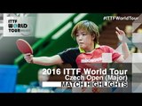 2016 Czech Open Highlights: Saki Shibata vs Yoon Hyobin (U21-Final)