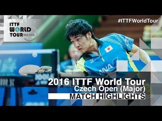 2016 Czech Open Highlights: Yuto Muramatsu vs Can Akkuzu (U21-1/2)