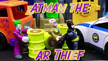 Batman Steals Car to Chase Joker and Arrested with Robin Waiting in Batcave with Spiderman Superhero-ukKZy