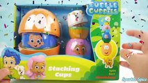 Best Learning Colors Video for Children Toy Bubble Guppies Stacking Cup and School Bus Finger Family-IO