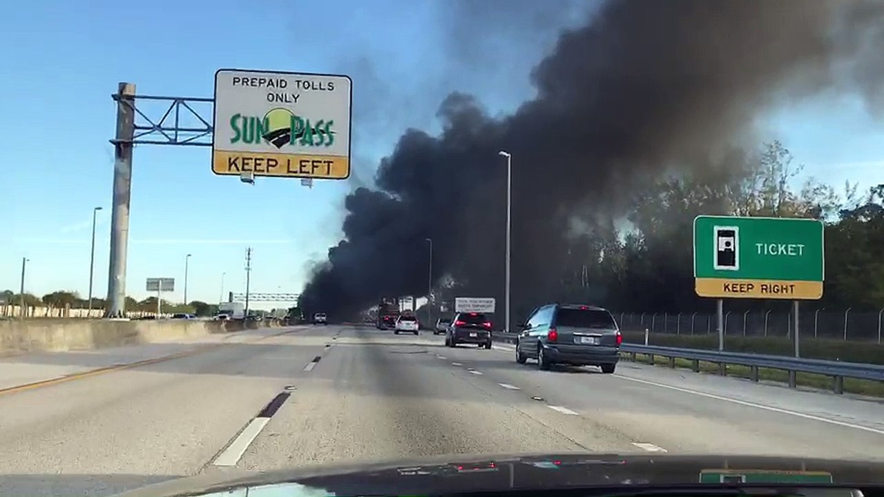 Accident on Florida's Turnpike