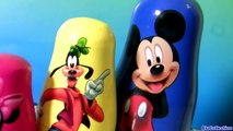 Baby Mickey Mouse Clubhouse Nesting Toys Stacking Cups Goofy Donald Minnie Disney Baby Toys-Ab