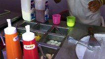 ICE CREAM ROLLS _ Thai Fried Rolled Ice Cream in Thailand _ Street Food Ice Cream Roll with Oreo-Ybb57frsd