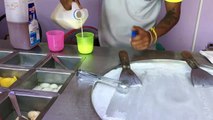 ICE CREAM ROLLS _ Thai Fried Rolled Ice Cream in Thailand _ Street Food Ice Cream Roll with Oreo-Y